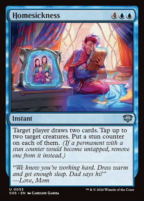 Secrets of Strixhaven - 53 - Homesickness - Uncommon - U - Foil (Front)