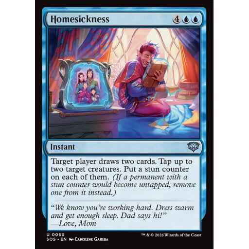 Secrets of Strixhaven - 53 - Homesickness - Uncommon - U - Non-foil (Front)