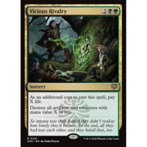 Secrets of Strixhaven - 241 - Vicious Rivalry - Rare - BG - Non-foil (Front)