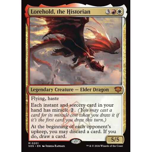 Secrets of Strixhaven - 201 - Lorehold, the Historian - Mythic - WR - Non-foil (Front)