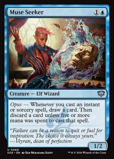 Secrets of Strixhaven - 60 - Muse Seeker - Uncommon - U - Non-foil (Front)