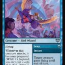 Secrets of Strixhaven - 46 - Encouraging Aviator // Jump - Uncommon - U - Non-foil (Front)