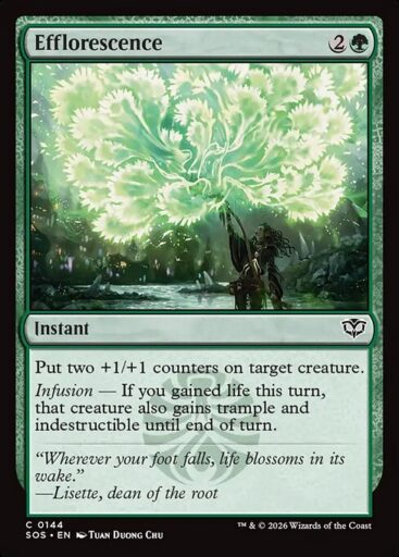 Secrets of Strixhaven - 144 - Efflorescence - Common - G - Foil (Front)