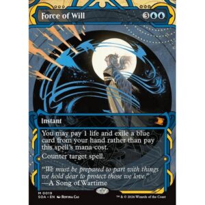 Secrets of Strixhaven Mystical Archive - 19 - Force of Will - Mythic - U - Foil (Front)