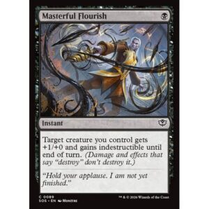 Secrets of Strixhaven - 89 - Masterful Flourish - Common - B - Non-foil (Front)