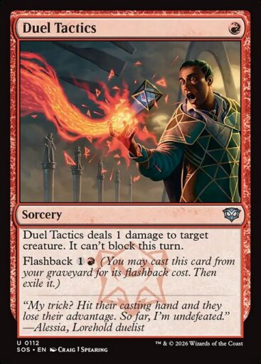 Secrets of Strixhaven - 112 - Duel Tactics - Uncommon - R - Non-foil (Front)