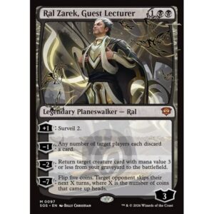 Secrets of Strixhaven - 97 - Ral Zarek, Guest Lecturer - Mythic - B - Non-foil (Front)