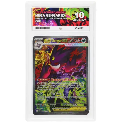 ACE 10 Gem Mint - 2026 Pokemon Ascended Heroes Mega Gengar ex #284/217
