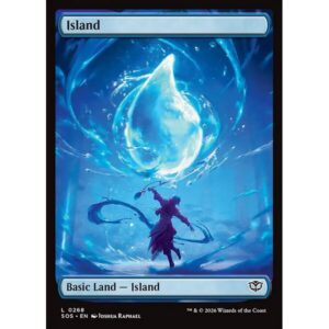 Secrets of Strixhaven - 268 - Island - Common - C - Foil (Front)