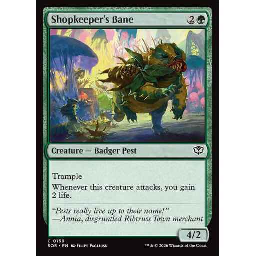 Secrets of Strixhaven - 159 - Shopkeeper's Bane - Common - G - Non-foil (Front)