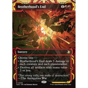 Secrets of Strixhaven Mystical Archive - 39 - Brotherhood's End - Rare - R - Non-foil (Front)