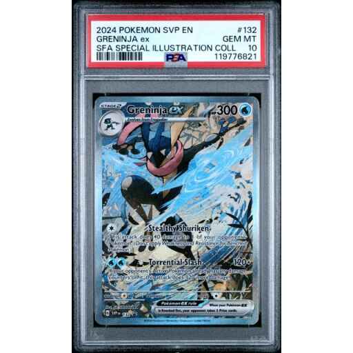 PSA 10 Gem Mint - 2024 Pokemon Black Star Promo Greninja ex #132