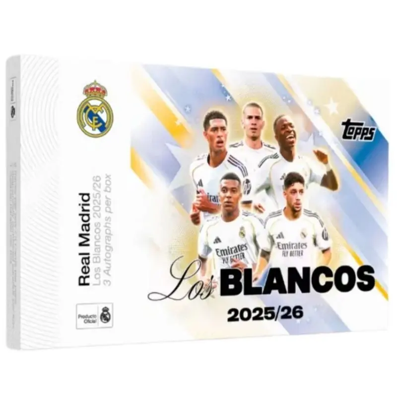 Topps Real Madrid Los Blancos Hobby Box 2025/26 (Skip the line)