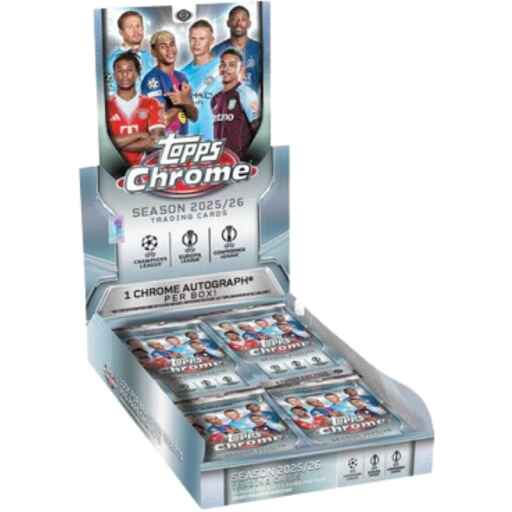 Topps Chrome UEFA Club Competitions Hobby Box 2025/26