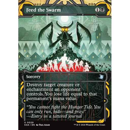 Secrets of Strixhaven Mystical Archive - 29 - Feed the Swarm - Uncommon - B - Non-foil (Front)