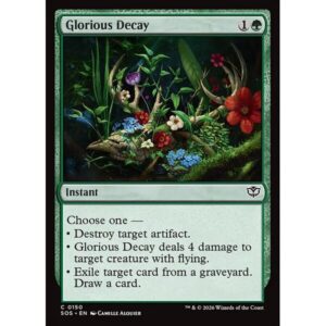 Secrets of Strixhaven - 150 - Glorious Decay - Common - G - Non-foil (Front)