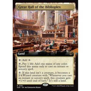 Secrets of Strixhaven - 361 - Great Hall of the Biblioplex - Rare - C - Foil (Front)
