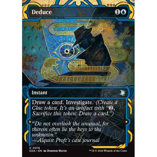 Secrets of Strixhaven Mystical Archive - 16 - Deduce - Uncommon - U - Non-foil (Front)