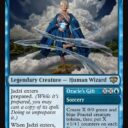 Secrets of Strixhaven - 55 - Jadzi, Steward of Fate // Oracle's Gift - Rare - U - Non-foil (Front)
