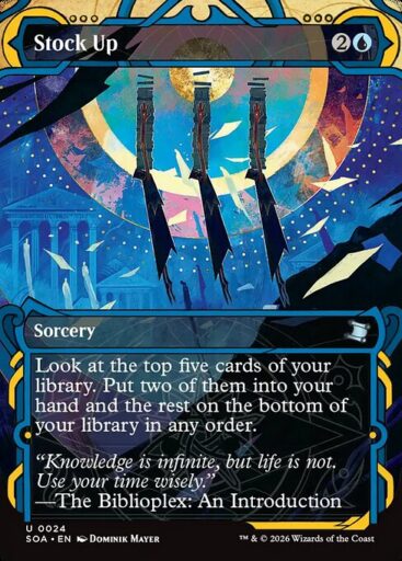 Secrets of Strixhaven Mystical Archive - 24 - Stock Up - Uncommon - U - Non-foil (Front)