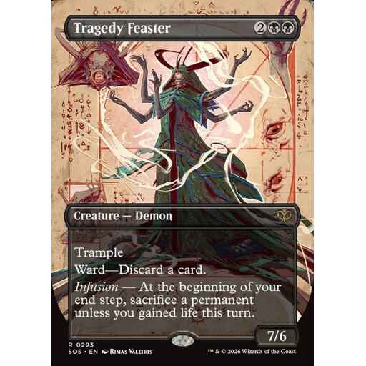 Secrets of Strixhaven - 293 - Tragedy Feaster - Rare - B - Non-foil (Front)