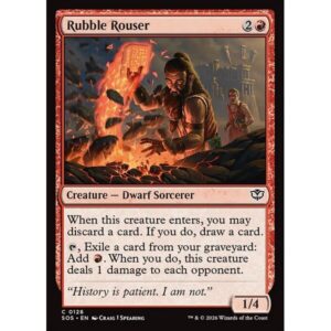 Secrets of Strixhaven - 128 - Rubble Rouser - Common - R - Non-foil (Front)