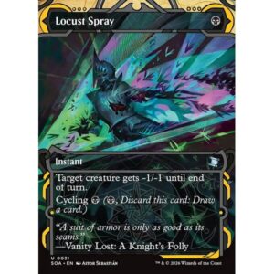 Secrets of Strixhaven Mystical Archive - 31 - Locust Spray - Uncommon - B - Foil (Front)