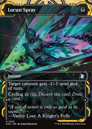 Secrets of Strixhaven Mystical Archive - 31 - Locust Spray - Uncommon - B - Non-foil (Front)