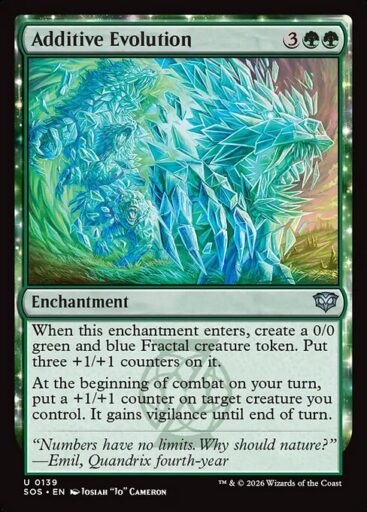 Secrets of Strixhaven - 139 - Additive Evolution - Uncommon - G - Non-foil (Front)