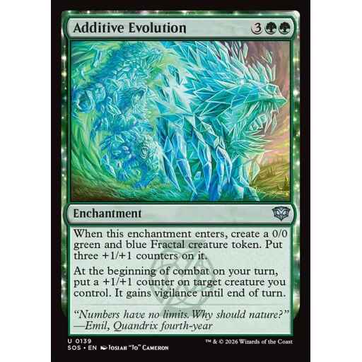 Secrets of Strixhaven - 139 - Additive Evolution - Uncommon - G - Non-foil (Front)