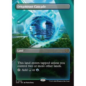 Secrets of Strixhaven - 302 - Dreamroot Cascade - Rare - C - Non-foil (Front)