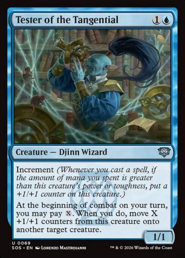 Secrets of Strixhaven - 69 - Tester of the Tangential - Uncommon - U - Non-foil (Front)