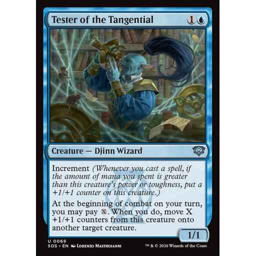 Secrets of Strixhaven - 69 - Tester of the Tangential - Uncommon - U - Non-foil (Front)