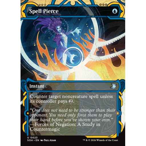 Secrets of Strixhaven Mystical Archive - 23 - Spell Pierce - Uncommon - U - Non-foil (Front)