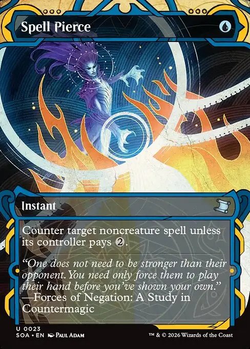 Secrets of Strixhaven Mystical Archive - 23 - Spell Pierce - Uncommon - U - Non-foil (Front)