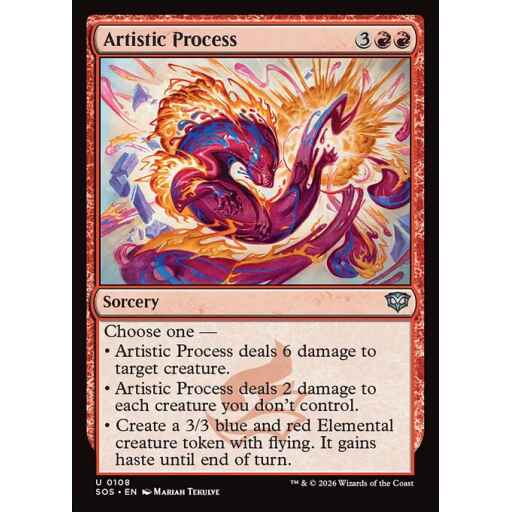 Secrets of Strixhaven - 108 - Artistic Process - Uncommon - R - Non-foil (Front)