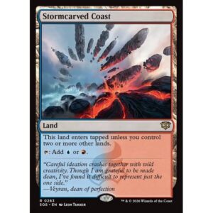 Secrets of Strixhaven - 263 - Stormcarved Coast - Rare - C - Foil (Front)