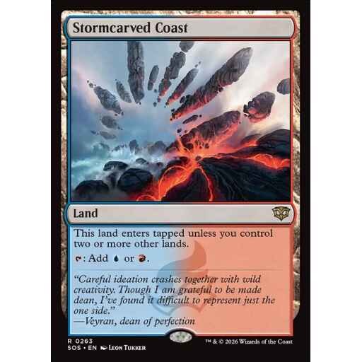Secrets of Strixhaven - 263 - Stormcarved Coast - Rare - C - Foil (Front)