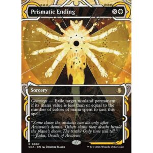 Secrets of Strixhaven Mystical Archive - 7 - Prismatic Ending - Rare - W - Foil (Front)