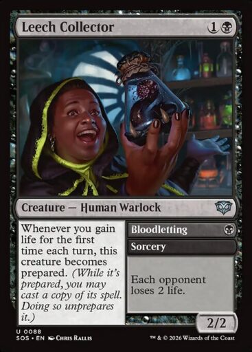 Secrets of Strixhaven - 88 - Leech Collector // Bloodletting - Uncommon - B - Non-foil (Front)