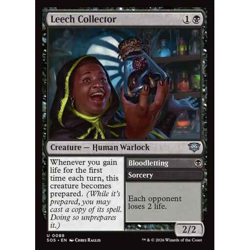 Secrets of Strixhaven - 88 - Leech Collector // Bloodletting - Uncommon - B - Non-foil (Front)