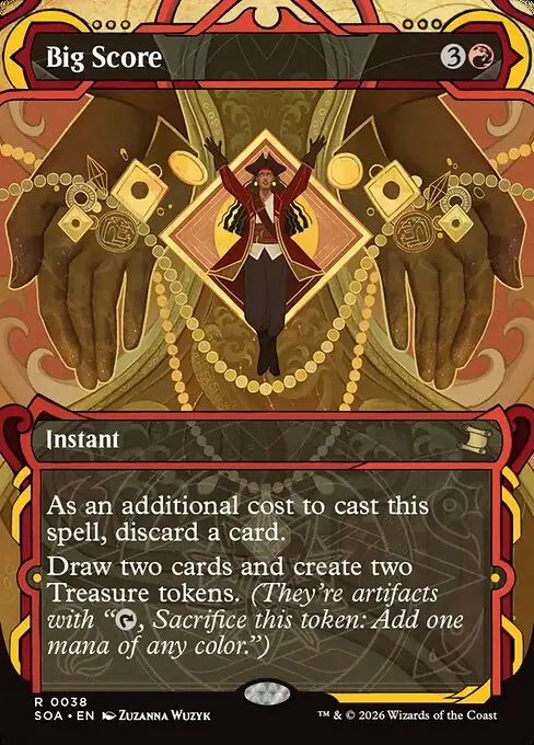 Secrets of Strixhaven Mystical Archive - 38 - Big Score - Rare - R - Non-foil (Front)