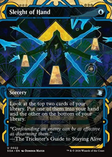 Secrets of Strixhaven Mystical Archive - 22 - Sleight of Hand - Uncommon - U - Non-foil (Front)