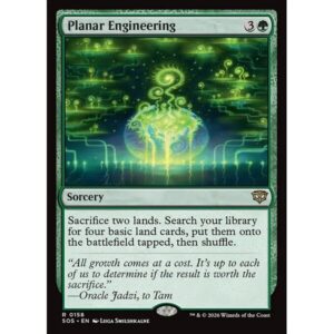 Secrets of Strixhaven - 158 - Planar Engineering - Rare - G - Foil (Front)