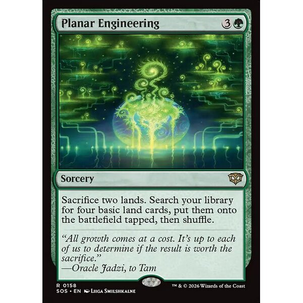 Secrets of Strixhaven - 158 - Planar Engineering - Rare - G - Non-foil (Front)