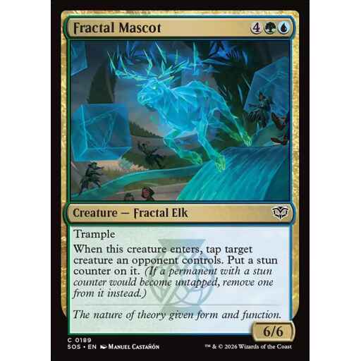 Secrets of Strixhaven - 189 - Fractal Mascot - Common - UG - Non-foil (Front)