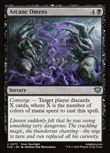 Secrets of Strixhaven - 73 - Arcane Omens - Uncommon - B - Foil (Front)