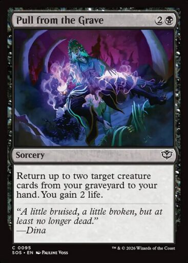 Secrets of Strixhaven - 95 - Pull from the Grave - Common - B - Non-foil (Front)