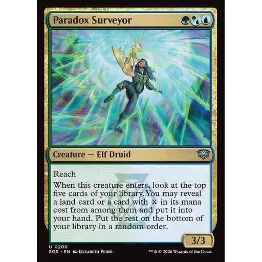 Secrets of Strixhaven - 208 - Paradox Surveyor - Uncommon - UG - Non-foil (Front)