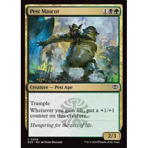 Secrets of Strixhaven - 209 - Pest Mascot - Common - BG - Non-foil (Front)